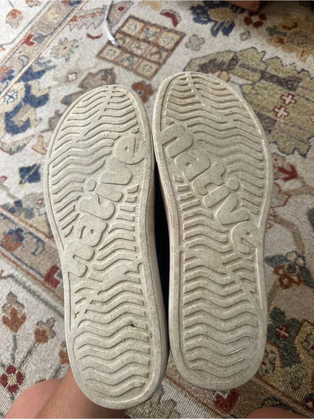 Mens Native Water Slip On Navy Shoes sz 12
